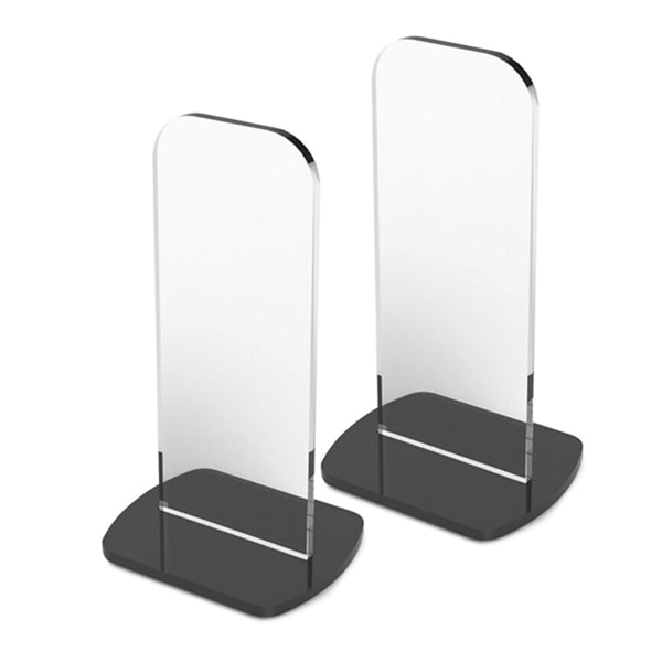 Boksehandske Opbevaringsholder 2 Stk Akryl Vertica Display Stand Let Stand til Hjem Soveværelse Kontor Soveværelse Desktop Stander