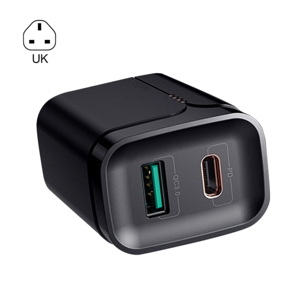 QC3.0 Väggladdare Snabbladdning Block Väggkontakt USB Power Smart Travel Pd Laddare 18w Snabbladdning USB Laddare