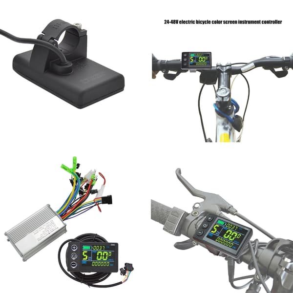 24-48V LCD Display Elektrisk Scooter Børsteløs Controller Cykeltilbehør
