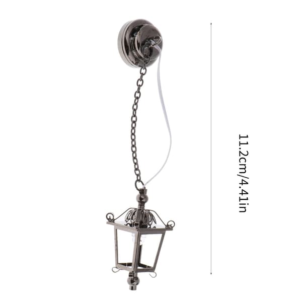 Miniature Loftslampe Model Dukkehus Tilbehør Rolleleg Møbler