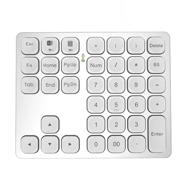 Allsidig Bluetooth-kompatibelt numerisk tastatur for kontorbehov