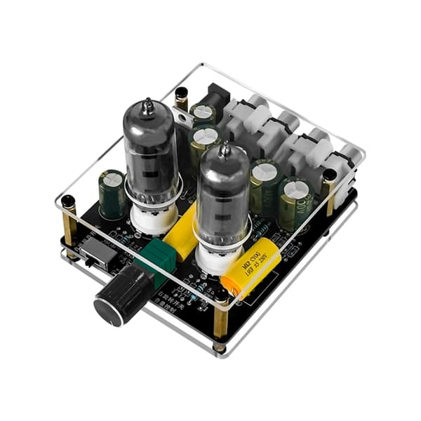 Kompakt HiFi Rør Preamp Buffer Høyttaler 6K4 Rørforforsterker Forsterker
