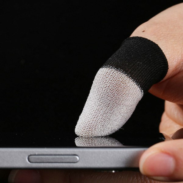 2st Game Fingertop Handskar För PUBG Gamer Svettsäker Anti-halk Touch-Screen Finger Sleeve Andas Gaming Finger Cover