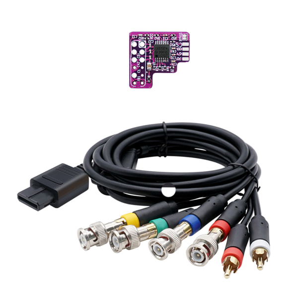 för N64 NTSC RGB Modul Chip Set Spelkonsoler Tillbehör RGB MOD THS7374 Amp Mod Kit Speltillbehör