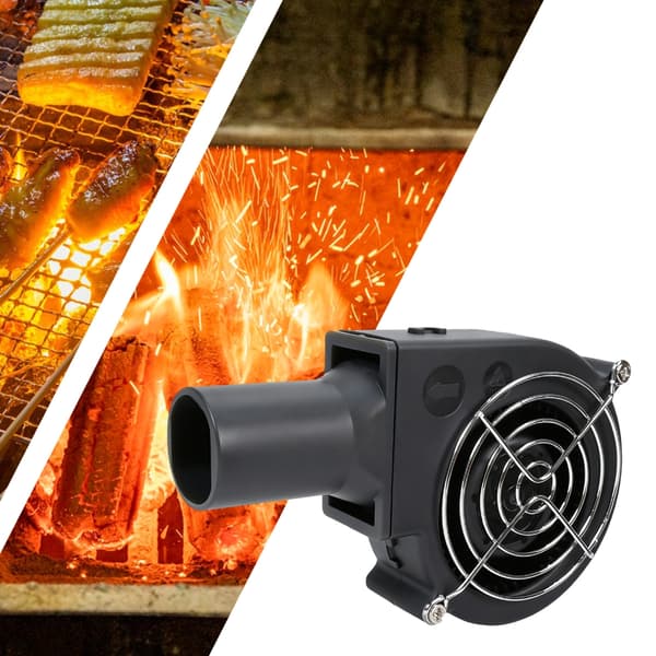 97 mm variabel hastighet luftblåser for rask grilltenning og varmekontroll