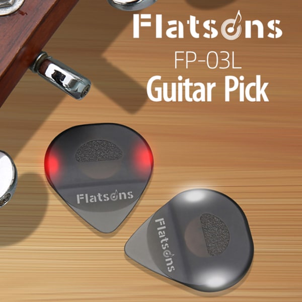 Gitarrplektrum med ljus, elektriskt akustiskt gitarrfärgplektrum