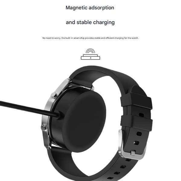 Bärbar Magnetisk USB-Laddningskabel för Color/S6/X1 Klocka, Resevänlig 1m