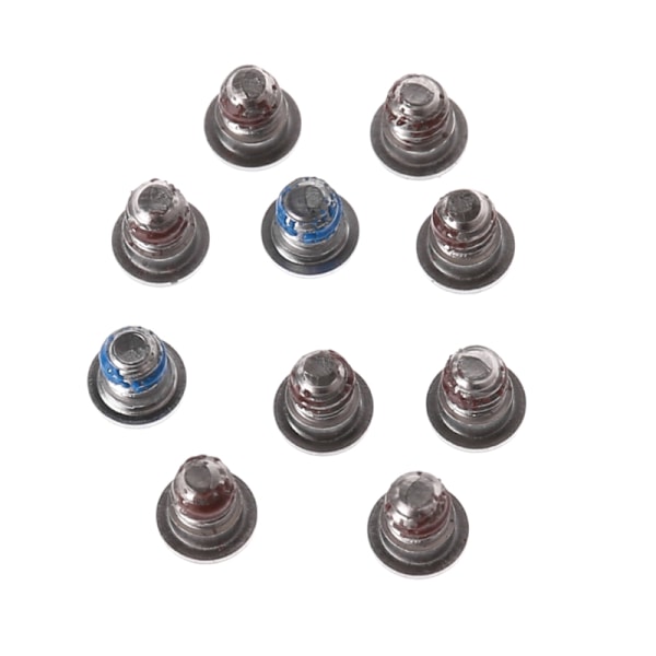 10 PCer/sett Ny bærbar PC Bakside Bunn for Case Screw For Macbook Pro Retina A1398 A1425 A1502 skruesett