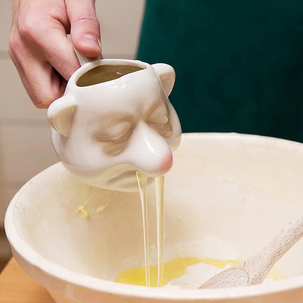 Kreativ Äggseparator Keramisk Äggula Vit Separator Hushållsmatlagning Ba