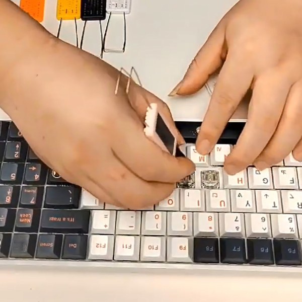 Keyboard Keycap Remover Keycap Puller för Kailh Gateron underhållsverktyg Black