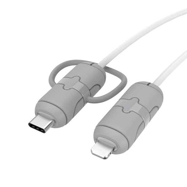 Kabelskydd för telefon 18/20W Laddare Head Protector Typ C USB Data Kabellinje Skyddshylsa för Android