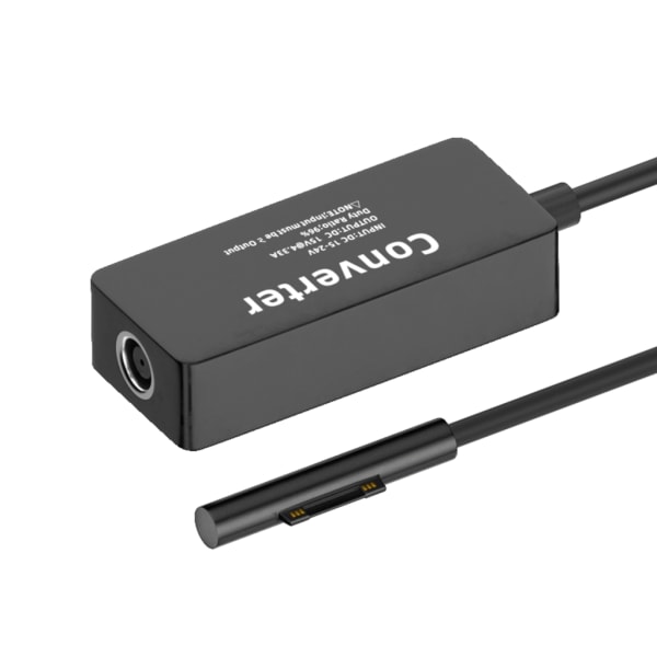 DC15V 65W Type-C hunn-til-overflate hann-adapterkabel for Surface Pro 3/4/5-/6/7/8/X Go 2/3 Laptop 2/3/4 Book 2/3/4CC