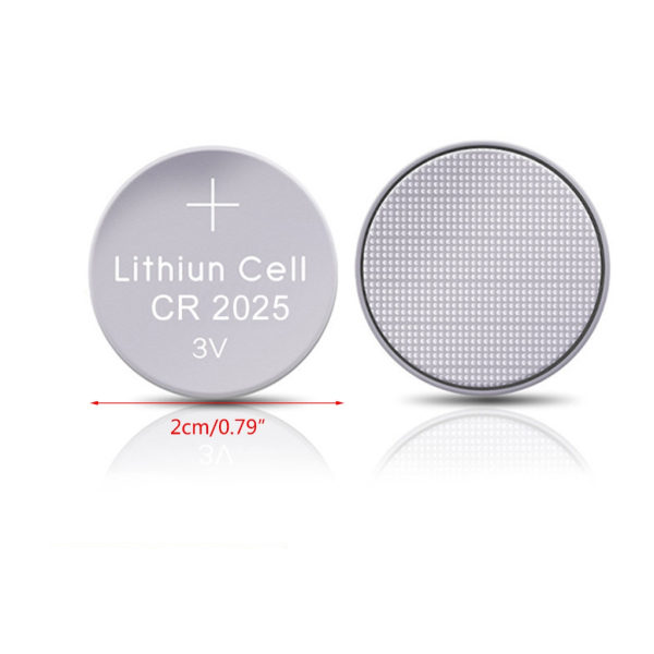 Kvalitet CR2025-batteri Myntceller Batteri Pålitelig ytelse Praktisk størrelse null - 5 pieces