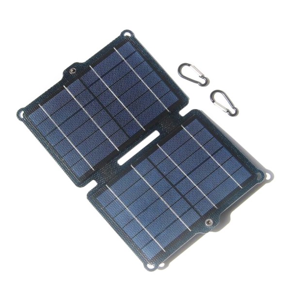 ETFE 8W 5V flexibel solpanel Bärbar solcellsenergiladdare DIY-kontakt för telefonladdning Power System Bil