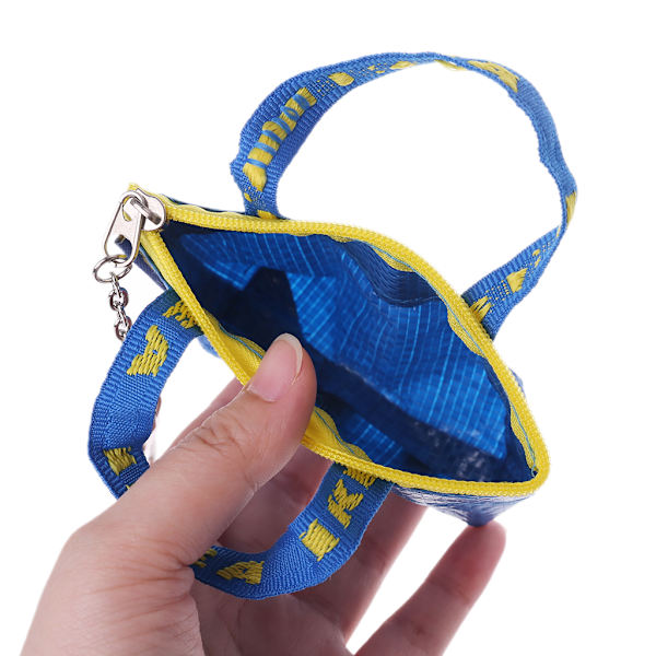 Kvinnor Myntväska Plånbok Pengapåse Nyckelring Kreditkortshållare Liten Zip Bag
