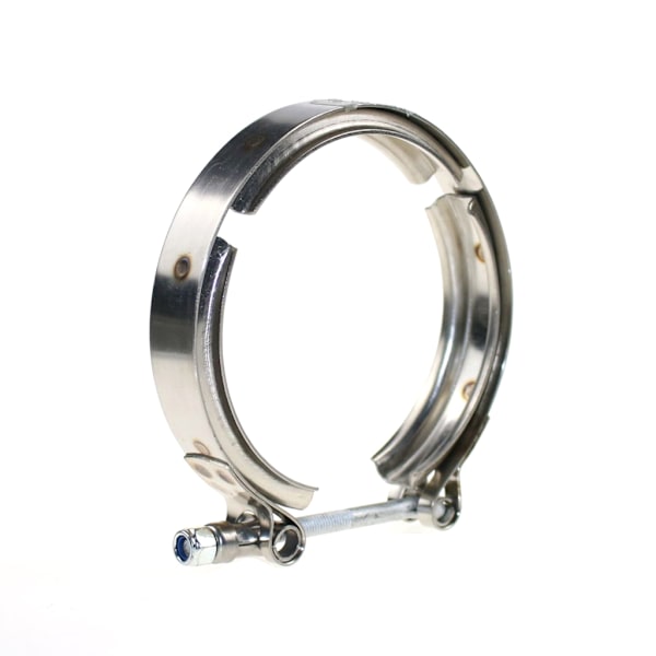 Avgass V-bandklämma med fläns 3'' V-band Turbos Rör Avgasklämma 76mm Width 22mm