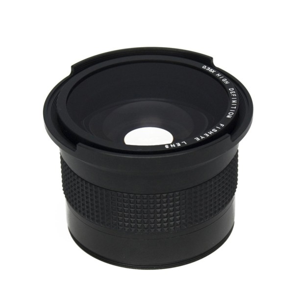 52 mm 0,35X vidvinkel Fisheye-objektiv med makroportion optisk glaskonverteringslins Vattentät för DSLR-närbilder