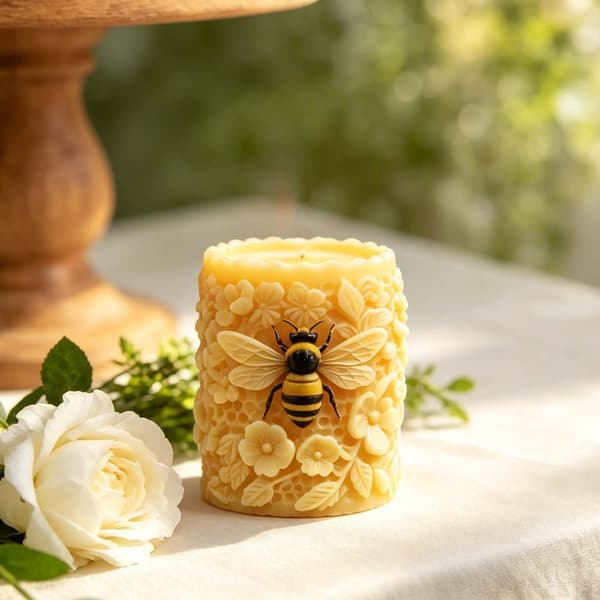 Elegant blomsterdesign silikone lysform til festfremstilling