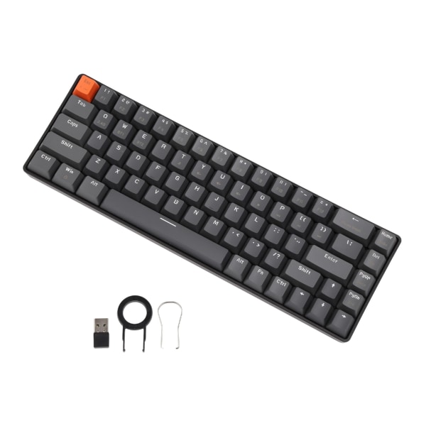K68 Keyboard Gaming Mekaniskt tangentbord 2.4G trådlös knappsats Bluetooth-kompatibel USB+Typ-C tangentbord Gamer Keyboard null - 6