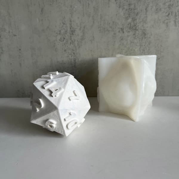 Polyhedriske Terninger Lysforme Duftlys Fremstillingsforme Terninger Silikoneform