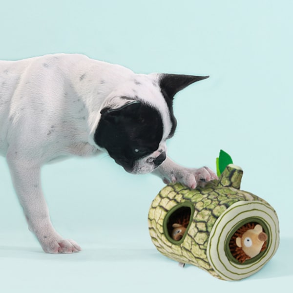 Spoof Dog Interactive Toys Squeak Plysch Slitstark stoppad tuggleksak för små hundar B