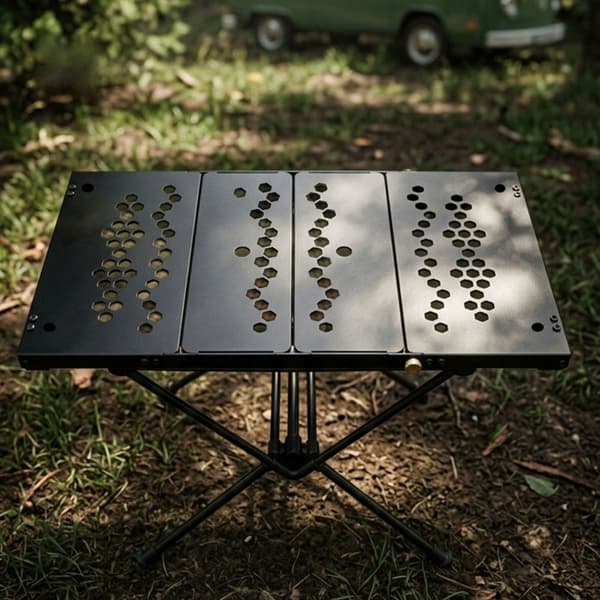 Camping Picknick Lättvikts Hopfällbart Campingbord Platsbesparande Picknickbord