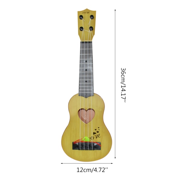 Sopraano-ukulele lapselle, kitara Ukelele taapero Havaijin Ukalalee aloittelija Green