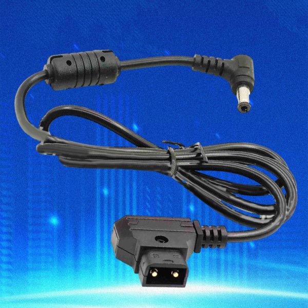 Bärbar D-Tap till DC5,5x2,5 mm kabel V-montering för Bmcc BMPC power