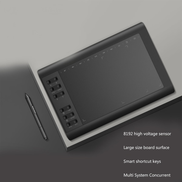 10x6 tum digital surfplatta grafisk surfplatta för ritning Digital penna surfplatta telefon ritplatta för telefondator