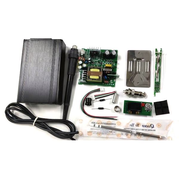 T12 elektrisk enhet digital lödkolvstation temperaturkontrollsatser för HAKKO T12 handtag DIY-kit LED-display