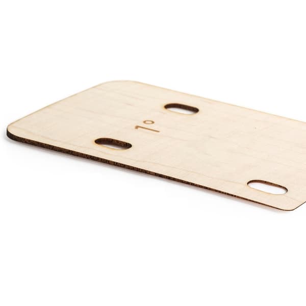 Gitarrhalsskilar 0.25, 0.5, 1 Grad Gitarrhalsplatta Verktyg för Reparation