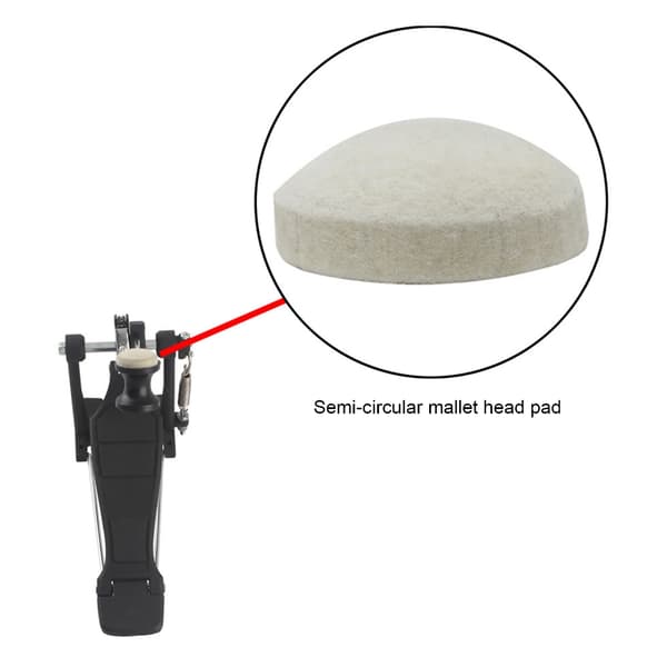 Bass Mallet Hammerhode Erstatning Perkusjon Trommepedal Visp Hammerhode
