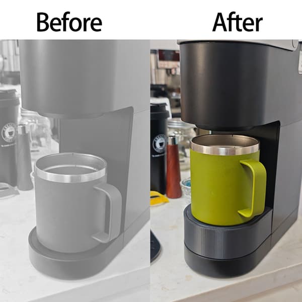 Miljøvennlig kaffemaskinskuffmontering