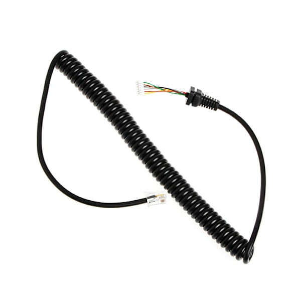 Mikrofonudskiftning mikrofonkabler Ledningsledning til MH-48A Bilradio Talkie Walkie Telefon Spring Line Bil Håndhøjttaler