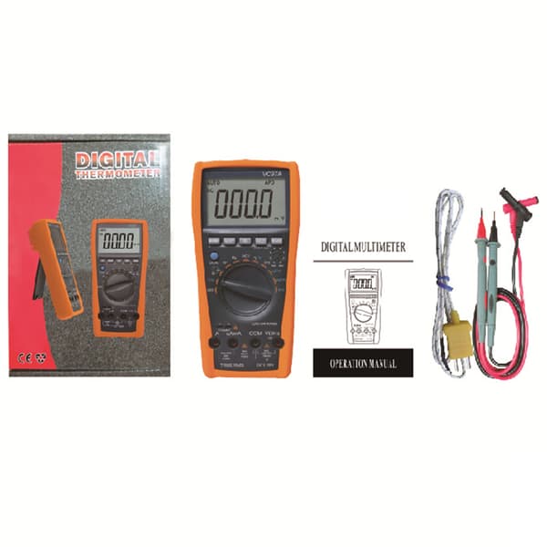 Bærbar Digital Multimeter Volt Meter Auto-Ranging Tester Måler Spænding