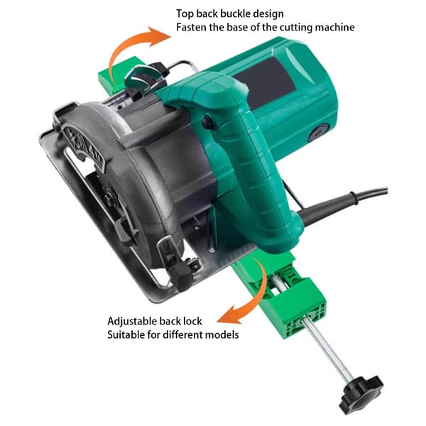 Effektiv Kutter Base Guide Elektrisk Sirkulær Kutter Freseposisjoneringsklemme