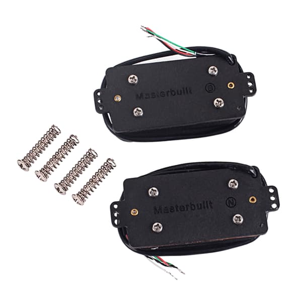 6-strängad elektrisk gitarr pickup set gitarr pickup cover transducer hals bro
