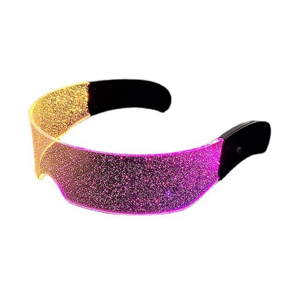 7 Farver LED Briller Lysende Selvlysende Solbriller Neon Party Briller til Bar