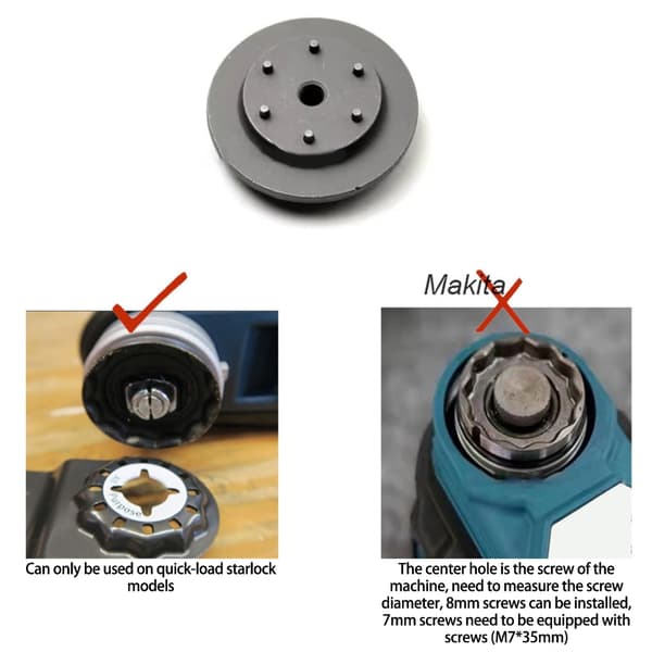 Adapter for Starlock Sett Multifunksjonelt Verktøy Tilbehør Adapter