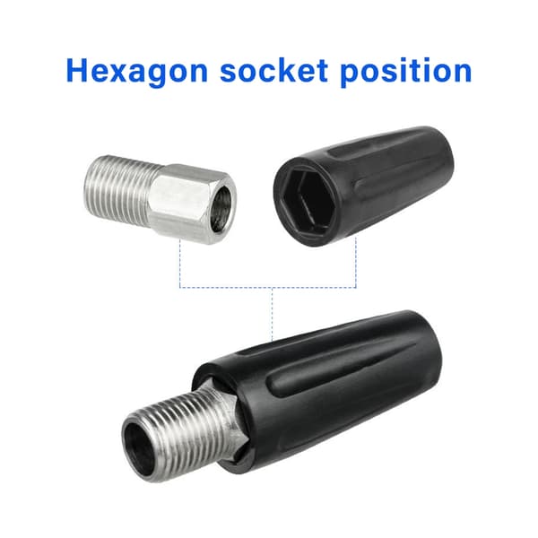 5 stk. forbindelsesbolt 8 mm gevind rustfrit stål hule bolt silikone dæksel