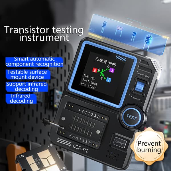 Multifunktionsmåler Elektronisk Komponenttester Måler Automatisk Detektor