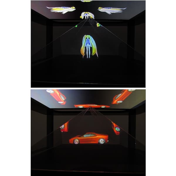 Universal Smartphone 3D Hologram Display Stativ Projektor Py-ramid