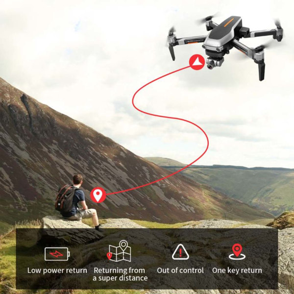 L109 Känslig Fjärrkontroll Sensor Kontroll Svävande UAV Drone Rc Leksak Barn USB Laddningskontroll Drönare Kid Plane Toy null - 1