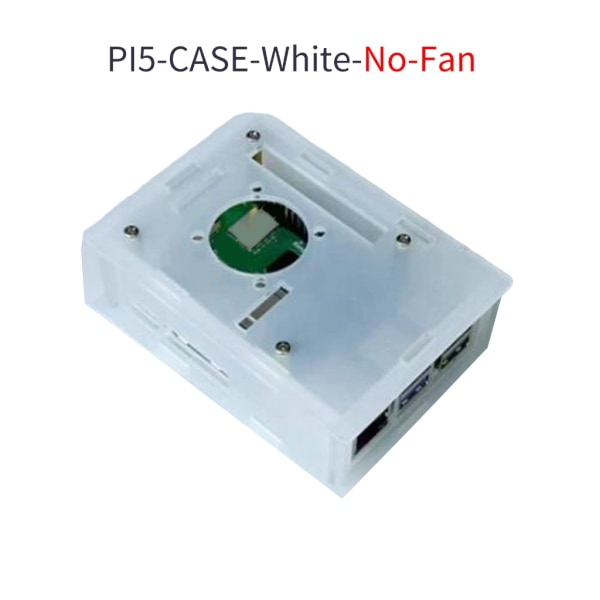 Case Cover för RPi 5 PC Board Kylfläktkåpa null - A