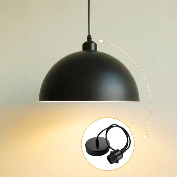 2 kpl Universaali E27 Kierrekantainen Lampunpidike Virtajohdolla LED-lampuille