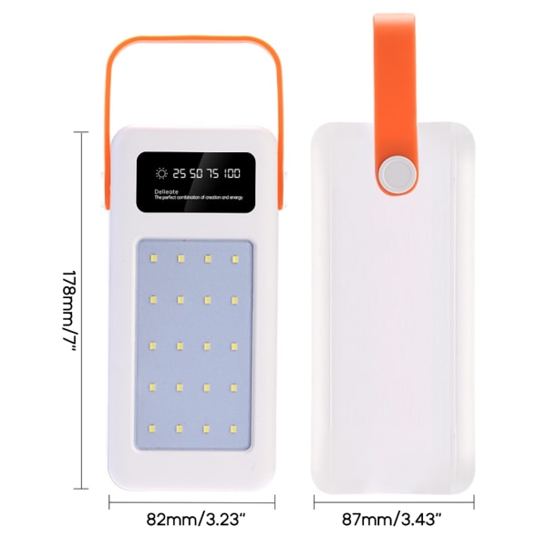 QC3.0 5V USB 28x18650 Power Bank Case Med Digital Display Skärm Laddare Batterihållare 22,5W 10W Laddbox White - 2