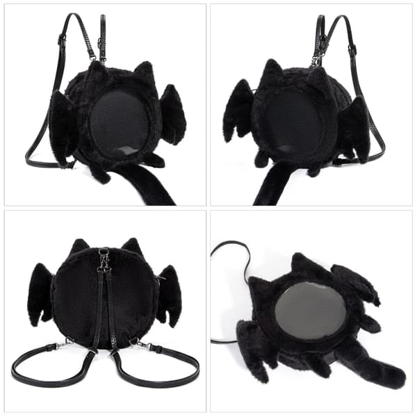 Itabag Ryggsäck Crossbody Väska Fladdermusformade Axelväskor Pin Display Väskor