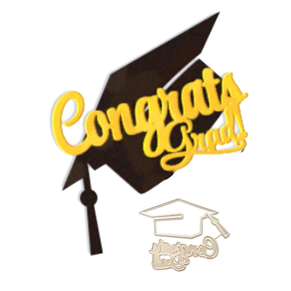 Graduation Metal Skæredør Stanse Skabelon Skæredør Kort Embossing DIY 3383