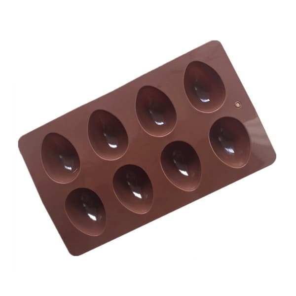 8 Påskeeggform Kake Såpeform Silikonform Sjokolade Dekor Baking Des