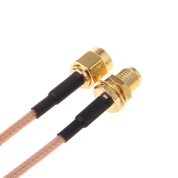50 cm RG316-kabel SMA-hankontakt till SMA-honuttag Jumper Pigtail 20" FPV Wire Co